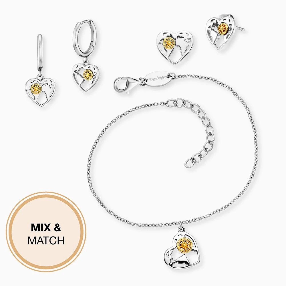 Engelsrufer Damenkette Echtsilber Bicolor Aloha Herz Engelsrufer Damenkette Echtsilber Bicolor Aloha Herz -Engelsrufer Kette Verkäufe ern alohaheart big 04