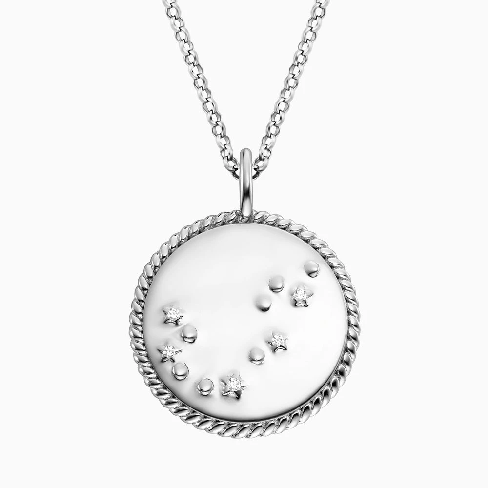 Engelsrufer Damen Kette Silber mit Zirkonia und Blauer Achat Stein für Sternzeichen Wassermann Engelsrufer Damen Kette Silber Mit Zirkonia Und Blauer Achat Stein Für Sternzeichen Wassermann -Engelsrufer Kette Verkäufe ern aquarius ba zi 3 1