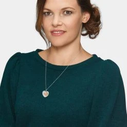 Engelsrufer Damen-Kette Herz Silber Mit Zirkonia Besetzt Und Rosegold Details 5 Engelsrufer Damen-Kette Herz Silber Mit Zirkonia Besetzt Und Rosegold Details -Engelsrufer Kette Verkäufe ern darling zi bir 3