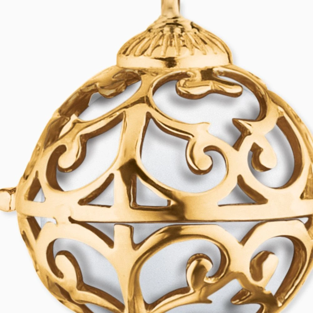 Engelsrufer Damen-Kette mit Klangkugel Anhänger gold und weiß, austauschbare Kugel Engelsrufer Damen-Kette Mit Klangkugel Anhänger Gold Und Weiß, Austauschbare Kugel -Engelsrufer Kette Verkäufe ern er 01 xs g 1