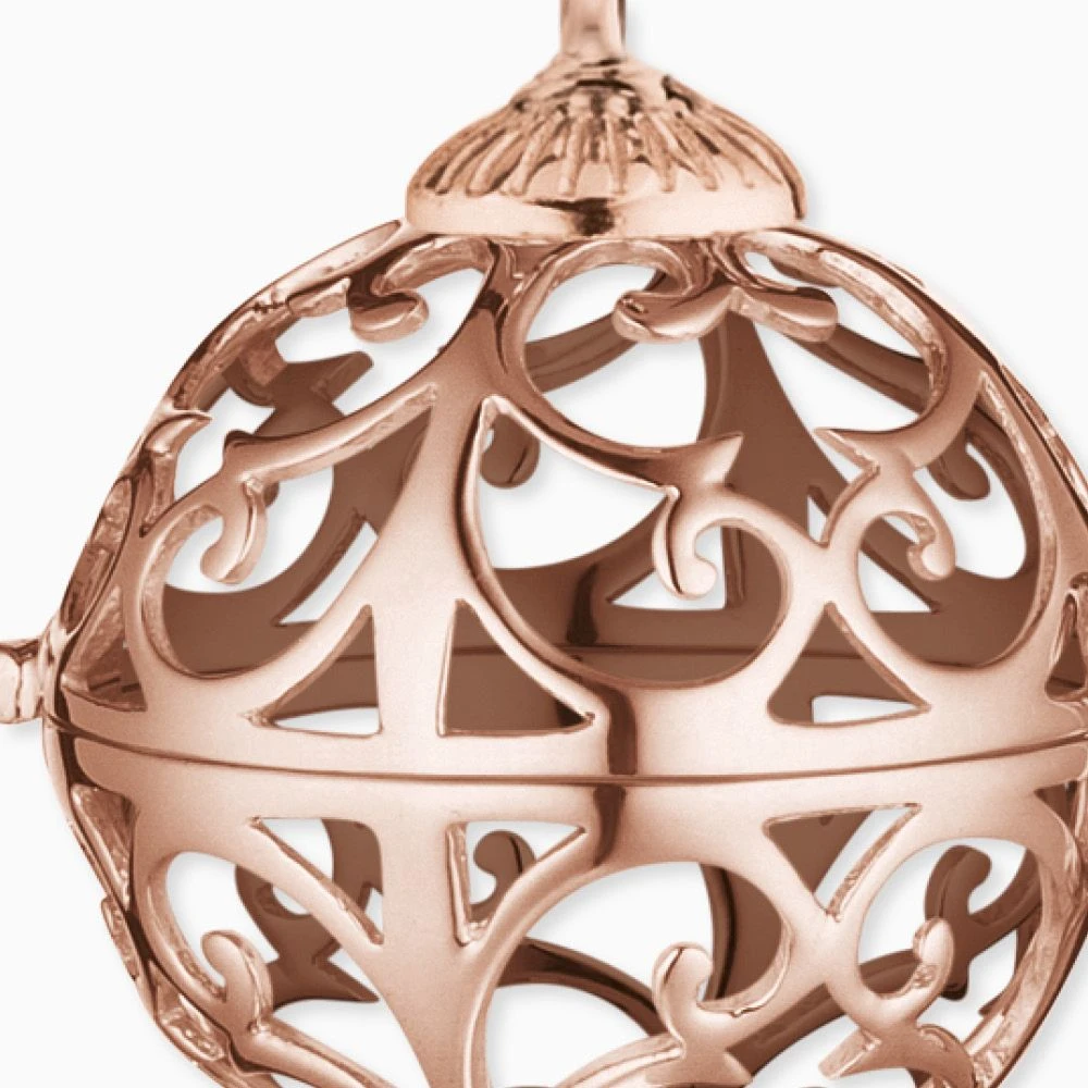 Engelsrufer Damen-Kette mit Klangkugel Anhänger roségold und weiss Kugel Engelsrufer Damen-Kette Mit Klangkugel Anhänger Roségold Und Weiss Kugel -Engelsrufer Kette Verkäufe ern er xs r 1