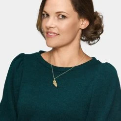 Engelsrufer Damen-Kette Gold Mit Feder Anhänger 5 Engelsrufer Damen-Kette Gold Mit Feder Anhänger -Engelsrufer Kette Verkäufe ern feder g 3