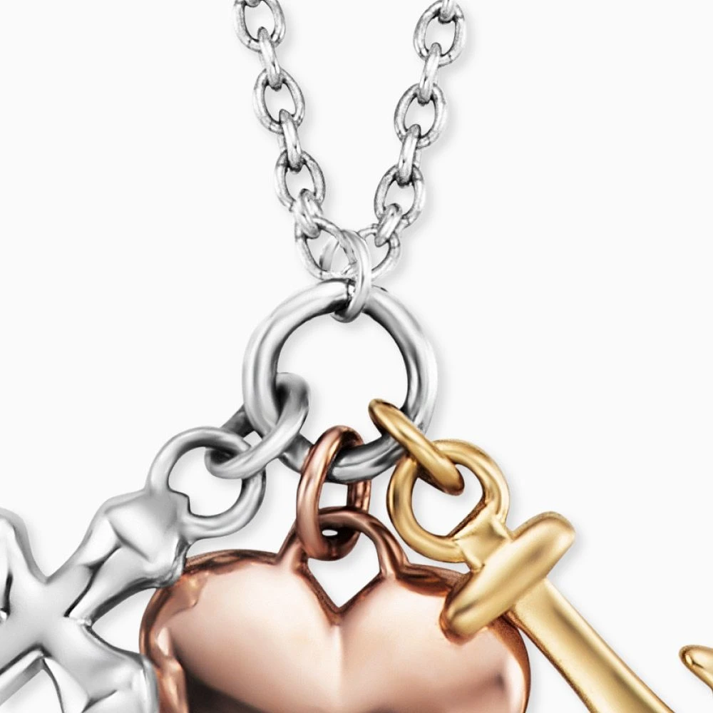 Engelsrufer Damen Silberkette mit Anhänger Glaube, Liebe und Hoffnung dreifarbig Engelsrufer Damen Silberkette Mit Anhänger Glaube, Liebe Und Hoffnung Dreifarbig -Engelsrufer Kette Verkäufe ern flh trico 1 1