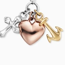 Engelsrufer Damen Silberkette Mit Anhänger Glaube, Liebe Und Hoffnung Dreifarbig 5 Engelsrufer Damen Silberkette Mit Anhänger Glaube, Liebe Und Hoffnung Dreifarbig -Engelsrufer Kette Verkäufe ern flh trico 2 1