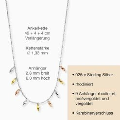 Engelsrufer Silberkette Für Frauen Mit Flying Wings In Tricolor 4 Engelsrufer Silberkette Für Frauen Mit Flying Wings In Tricolor -Engelsrufer Kette Verkäufe ern flywing9 trico 03