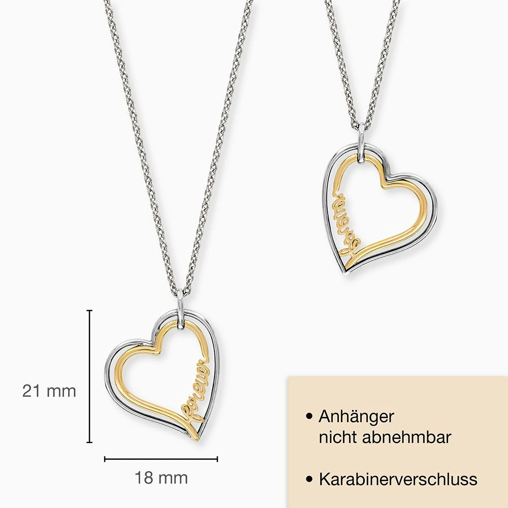 Engelsrufer Damen Halskette Bicolor forever love Engelsrufer Damen Halskette Bicolor Forever Love -Engelsrufer Kette Verkäufe ern forever big 6 de
