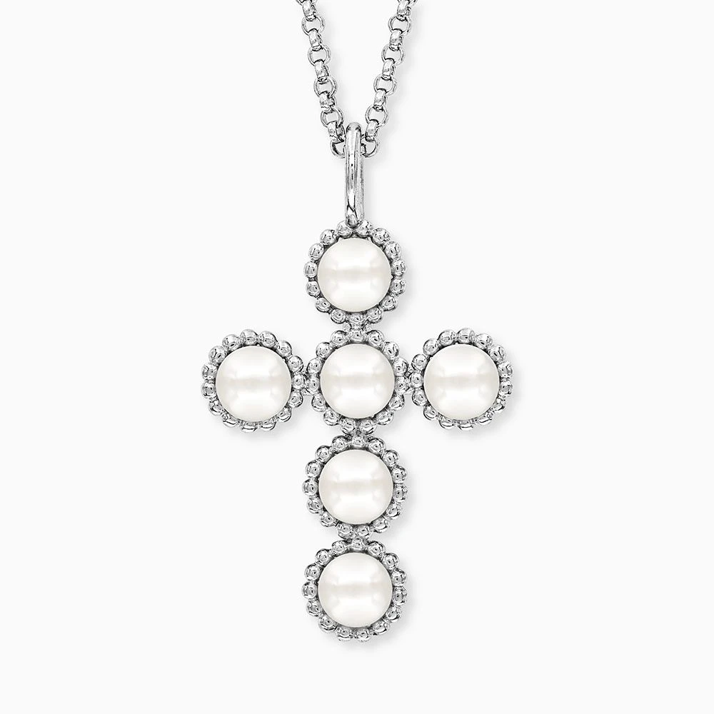 Engelsrufer Kette Muschelkernperlen Silber mit Lebensblumen Motiv Engelsrufer Kette Muschelkernperlen Silber Mit Lebensblumen Motiv -Engelsrufer Kette Verkäufe ern glory cross 4 de