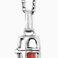 Engelsrufer Damen-Kette Silber Mit Anhänger Mit Roter Jaspis Kraftstein Größe S 3 Engelsrufer Damen-Kette Silber Mit Anhänger Mit Roter Jaspis Kraftstein Größe S -Engelsrufer Kette Verkäufe ern heal rj s 1