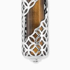 Engelsrufer Damen Silberkette Anhänger Mit Tigerauge Kraftstein Größe M -Engelsrufer Kette Verkäufe ern heal te m 2