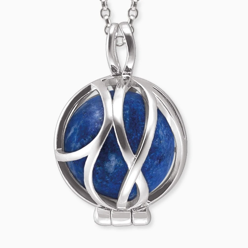 Engelsrufer Silber Damen-Kette mit austauschbarem Lapislazuli Engelsrufer Silber Damen-Kette Mit Austauschbarem Lapislazuli -Engelsrufer Kette Verkäufe ern healpara lp