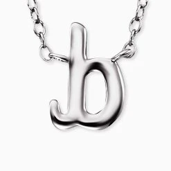 Engelsrufer Damen-Halskette Silber Buchstabe B Mit Zirkoniastein -Engelsrufer Kette Verkäufe ern initial b 1