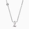 Engelsrufer Damen-Halskette Silber Buchstabe L Mit Zirkoniastein