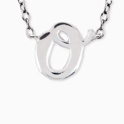 Engelsrufer Damen-Halskette Silber Buchstabe O Mit Zirkoniastein -Engelsrufer Kette Verkäufe ern initial o 1