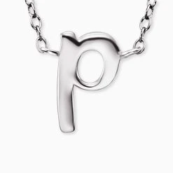 Engelsrufer Damen-Halskette Silber Buchstabe P Mit Zirkoniastein -Engelsrufer Kette Verkäufe ern initial p 1