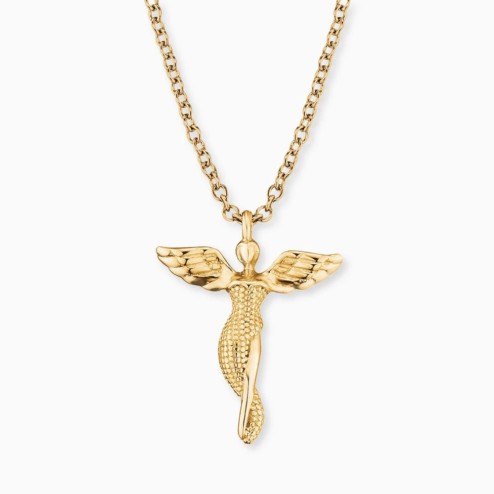 Engelsrufer Damen-Kette Gold mit Engel Anhänger Engelsrufer Damen-Kette Gold Mit Engel Anhänger -Engelsrufer Kette Verkäufe ern lilangel g 5
