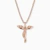 Engelsrufer Damen-Kette Rose Mit Engel Anhänger 1 Engelsrufer Damen-Kette Rose Mit Engel Anhänger -Engelsrufer Kette Verkäufe ern lilangel r