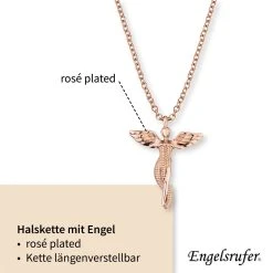 Engelsrufer Damen-Kette Rose Mit Engel Anhänger 4 Engelsrufer Damen-Kette Rose Mit Engel Anhänger -Engelsrufer Kette Verkäufe ern lilangel r4