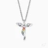 Engelsrufer Damenkette Mit Engelanhänger Multicolor Zirkoniasteine 2 Engelsrufer Damenkette Mit Engelanhänger Multicolor Zirkoniasteine -Engelsrufer Kette Verkäufe ern lilangel zim 01