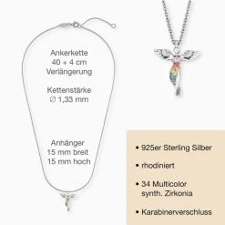 Engelsrufer Damenkette Mit Engelanhänger Multicolor Zirkoniasteine 4 Engelsrufer Damenkette Mit Engelanhänger Multicolor Zirkoniasteine -Engelsrufer Kette Verkäufe ern lilangel zim 03