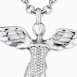 Engelsrufer Damen-Kette Silber Mit Engel Anhänger -Engelsrufer Kette Verkäufe ern lilangel 1 3