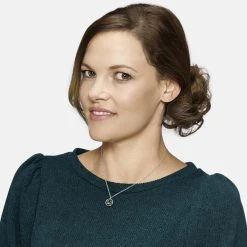 Engelsrufer Damen Silberkette Mit Anhänger Lotus Mit Zirkonia Steinen Und Roségold Details -Engelsrufer Kette Verkäufe ern lillotus bicor 4