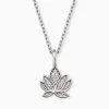 Engelsrufer Damen-Kette Silber Mit Lotus Blüte Und Zirkonia
