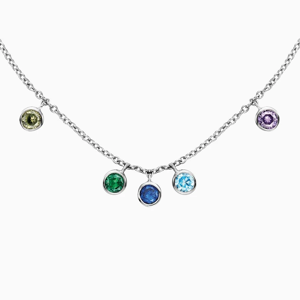 Engelsrufer Damen Halskette Moonlight Silber mit Zirkonia Multicolor Engelsrufer Damen Halskette Moonlight Silber Mit Zirkonia Multicolor -Engelsrufer Kette Verkäufe ern lilmoon zim 1