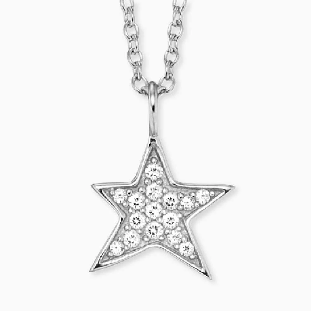 Engelsrufer Damen-Kette mit Stern Anhänger und Zirkonia Engelsrufer Damen-Kette Mit Stern Anhänger Und Zirkonia -Engelsrufer Kette Verkäufe ern lilstar zi 1 2