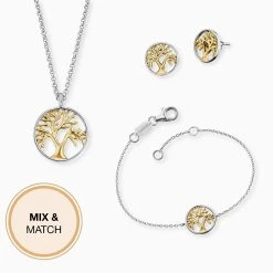 Engelsrufer Damenkette Sterlingsilber Bicolor Mit Lebensbaum Motiv 6 Engelsrufer Damenkette Sterlingsilber Bicolor Mit Lebensbaum Motiv -Engelsrufer Kette Verkäufe ern liltree big 04