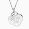 Engelsrufer Damen Herz Kette Silber "I Love You Mom" Mit Zirkonia Für Alle Mütter