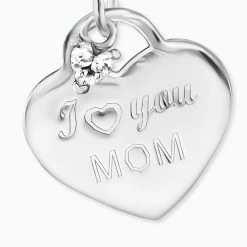 Engelsrufer Damen Herz Kette Silber "I Love You Mom" Mit Zirkonia Für Alle Mütter 4 Engelsrufer Damen Herz Kette Silber "I Love You Mom" Mit Zirkonia Für Alle Mütter -Engelsrufer Kette Verkäufe ern lovemom zi 2