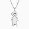 Engelsrufer Damen Halskette Silber Mit Anhänger My Boy 1 Engelsrufer Damen Halskette Silber Mit Anhänger My Boy -Engelsrufer Kette Verkäufe ern myboy 1