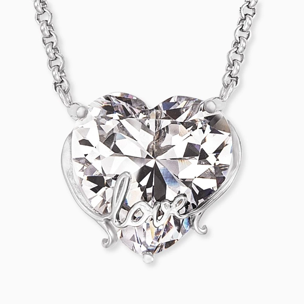 Engelsrufer Damen Silberkette Love mit Zirkonia Herz Anhänger Engelsrufer Damen Silberkette Love Mit Zirkonia Herz Anhänger -Engelsrufer Kette Verkäufe ern mylove zi 1