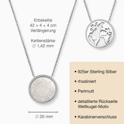 Engelsrufer Echtsilber Damenkette Mit Kompass Aus Perlmutt 5 Engelsrufer Echtsilber Damenkette Mit Kompass Aus Perlmutt -Engelsrufer Kette Verkäufe ern ornawindr pe 03