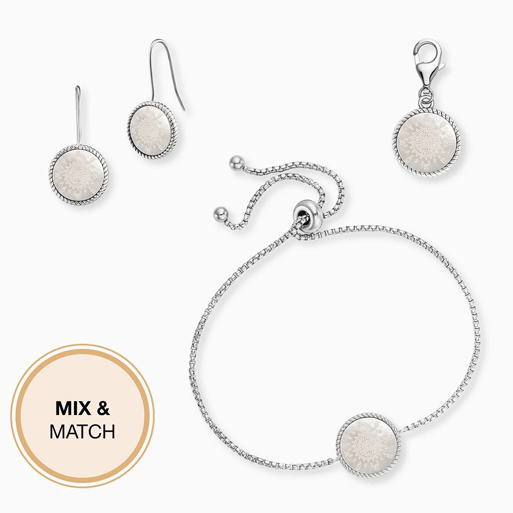 Engelsrufer Echtsilber Damenkette mit Kompass aus Perlmutt Engelsrufer Echtsilber Damenkette Mit Kompass Aus Perlmutt -Engelsrufer Kette Verkäufe ern ornawindr pe 04