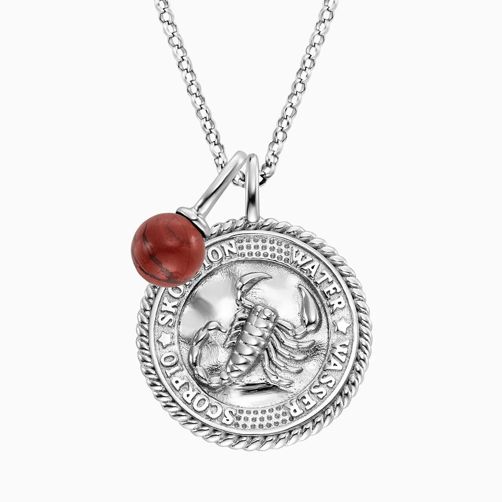 Engelsrufer Damen Kette Silber mit Zirkonia und Roter Jaspis Stein für Sternzeichen Skorpion Engelsrufer Damen Kette Silber Mit Zirkonia Und Roter Jaspis Stein Für Sternzeichen Skorpion -Engelsrufer Kette Verkäufe ern scorpius rj zi