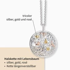 Engelsrufer Halskette Lebensbaum In Silber, Gold Und Roségold 6 Engelsrufer Halskette Lebensbaum In Silber, Gold Und Roségold -Engelsrufer Kette Verkäufe ern tree trico2