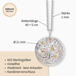 Engelsrufer Halskette Lebensbaum In Silber, Gold Und Roségold 7 Engelsrufer Halskette Lebensbaum In Silber, Gold Und Roségold -Engelsrufer Kette Verkäufe ern tree trico3