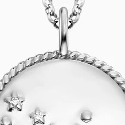 Engelsrufer Damen Kette Silber Mit Zirkonia Und Tigerauge Für Sternzeichen Jungfrau -Engelsrufer Kette Verkäufe ern virgo te zi 4