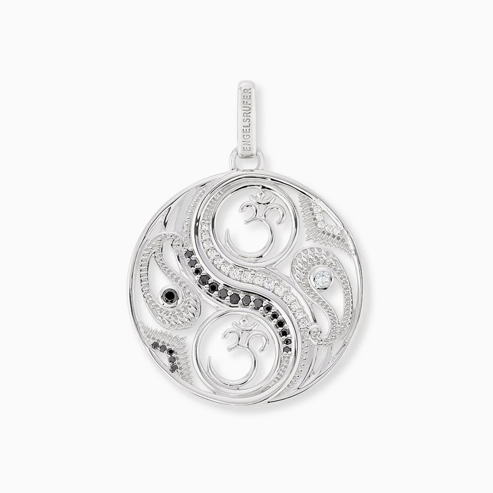 Engelsrufer silber Anhänger Balance mit schwarzen und weißen Zirkonia-Steinen Engelsrufer Silber Anhänger Balance Mit Schwarzen Und Weißen Zirkonia-Steinen -Engelsrufer Kette Verkäufe erp balance zi
