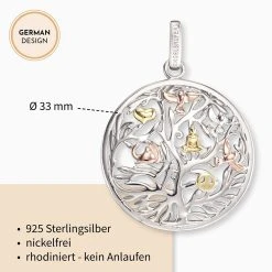 Engelsrufer Damen-Anhänger Lebensbaum Silber, Gold, Rose 6 Engelsrufer Damen-Anhänger Lebensbaum Silber, Gold, Rose -Engelsrufer Kette Verkäufe erp tree trico3