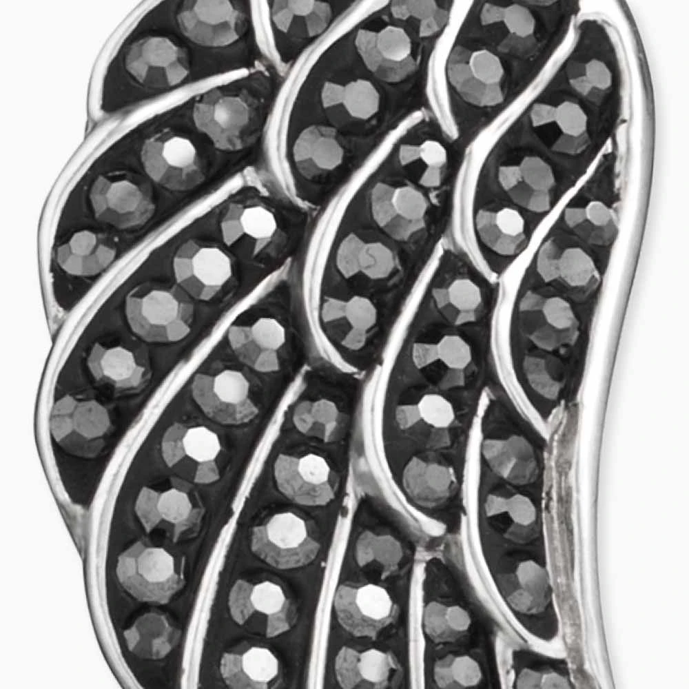 Anhänger Flügel silber mit schwarzen Kristallen Engelsrufer Anhänger Flügel Silber Mit Schwarzen Kristallen -Engelsrufer Kette Verkäufe erw l3 17 zi 1 3