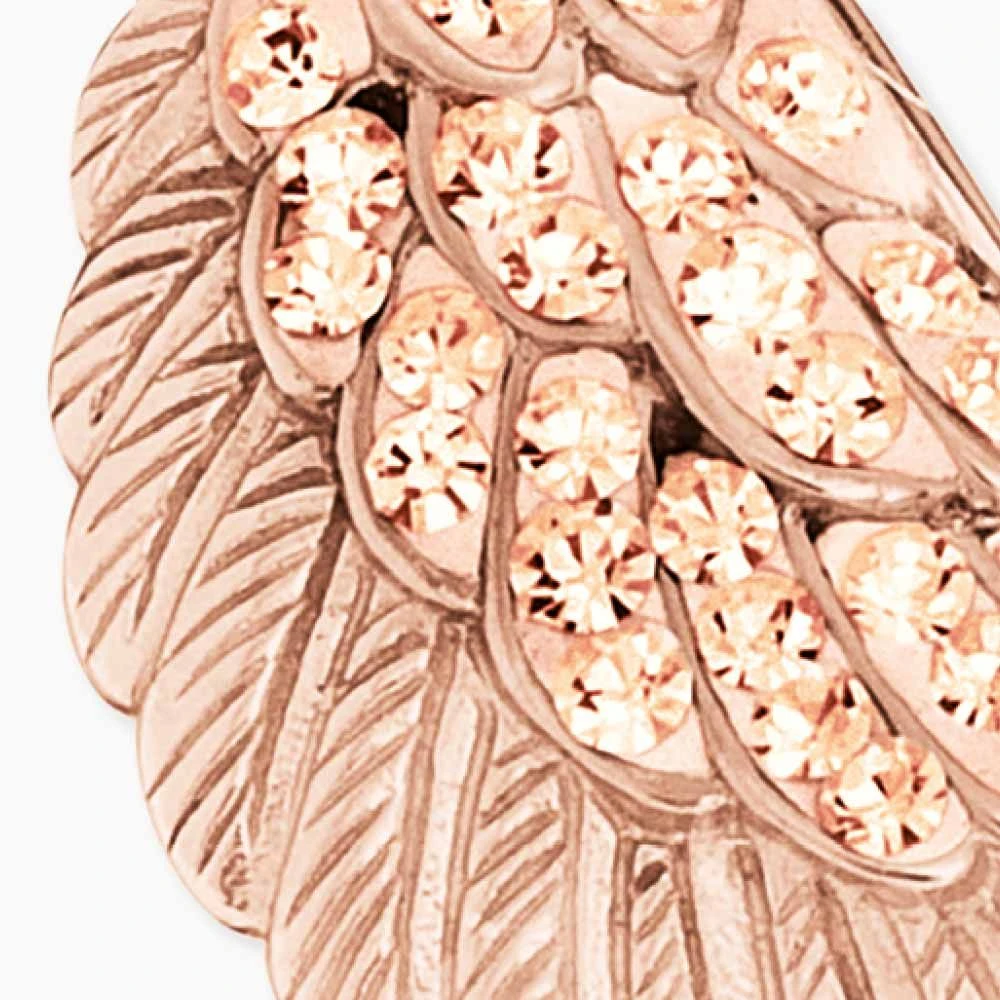 Engelsrufer Anhänger Engels Flügel rosegold mit Kristallen Engelsrufer Anhänger Engels Flügel Rosegold Mit Kristallen -Engelsrufer Kette Verkäufe erw m 16 zi r 1 2