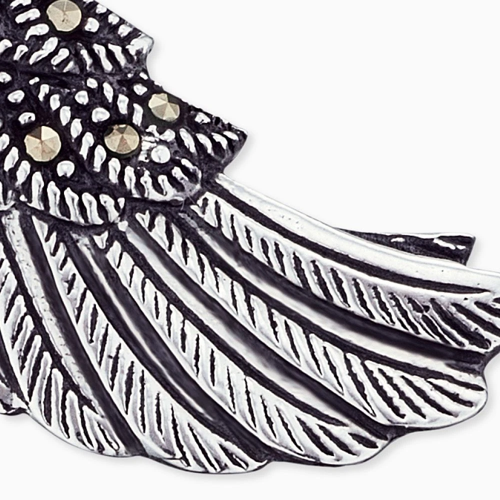 Engelsrufer Anhänger Engelsflügel für Damen silber mit Markasit Steinen Engelsrufer Anhänger Engelsflügel Für Damen Silber Mit Markasit Steinen -Engelsrufer Kette Verkäufe erw m ma 2 2