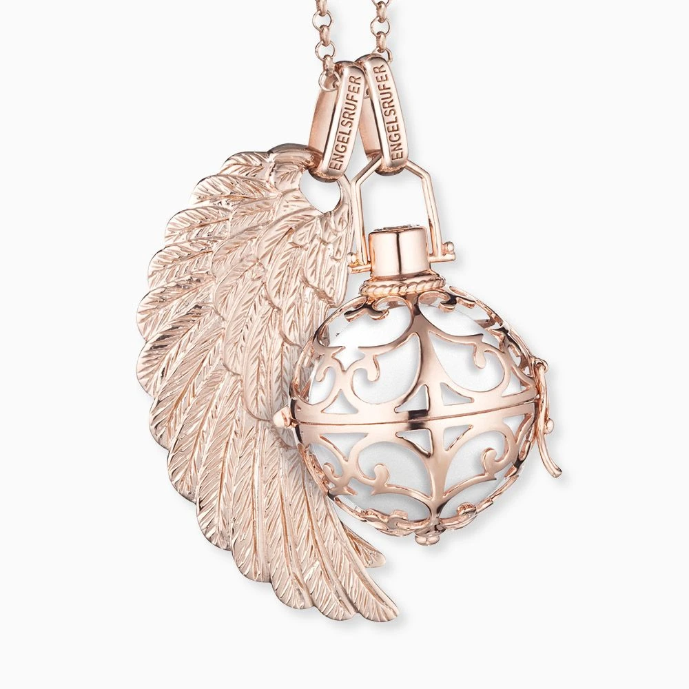 Engelsrufer Anhänger Flügel rosegold für Damen Ketten Engelsrufer Anhänger Flügel Rosegold Für Damen Ketten -Engelsrufer Kette Verkäufe erw r 2