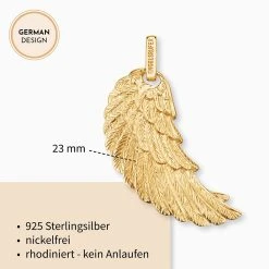Engelsrufer Damen Ketten-Anhänger Mit Flügel Gold 4 Engelsrufer Damen Ketten-Anhänger Mit Flügel Gold -Engelsrufer Kette Verkäufe erw s g3 1