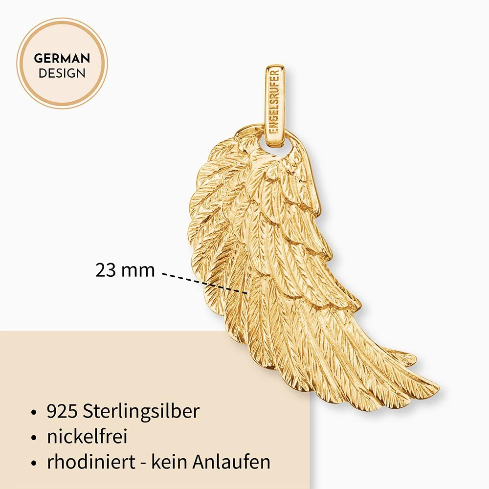Engelsrufer Damen Ketten-Anhänger mit Flügel gold Engelsrufer Damen Ketten-Anhänger Mit Flügel Gold -Engelsrufer Kette Verkäufe erw s g3 1