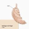 Engelsrufer Anhänger Flügel Rosegold Für Damen Ketten