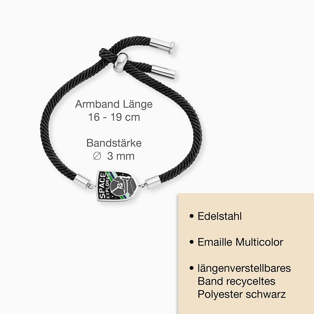 Engelsrufer Kinderarmband Jungen Edelstahl mit Emaille Astronaut Engelsrufer Kinderarmband Jungen Edelstahl Mit Emaille Astronaut -Engelsrufer Kette Verkäufe heb astronaut 4