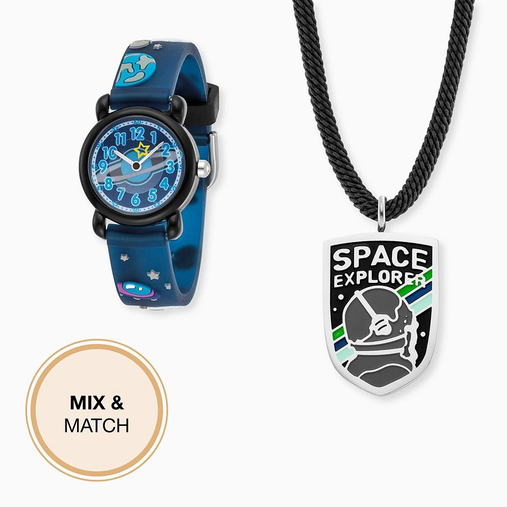 Engelsrufer Kinderarmband Jungen Edelstahl mit Emaille Astronaut Engelsrufer Kinderarmband Jungen Edelstahl Mit Emaille Astronaut -Engelsrufer Kette Verkäufe heb astronaut 5